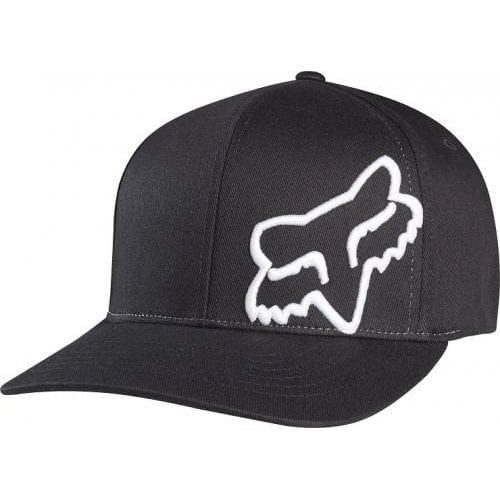 FOX  FLEX 45 FLEXFIT HAT -58379-018 White-Black