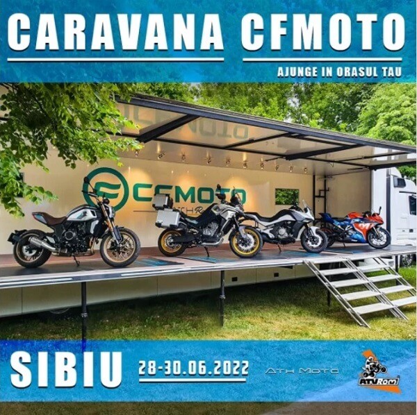 CARAVANA CFMOTO ajunge la SIBIU