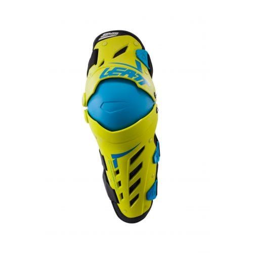 Leatt  KNEE & SHIN GUARD DUAL AXIS LIME/BLUE 