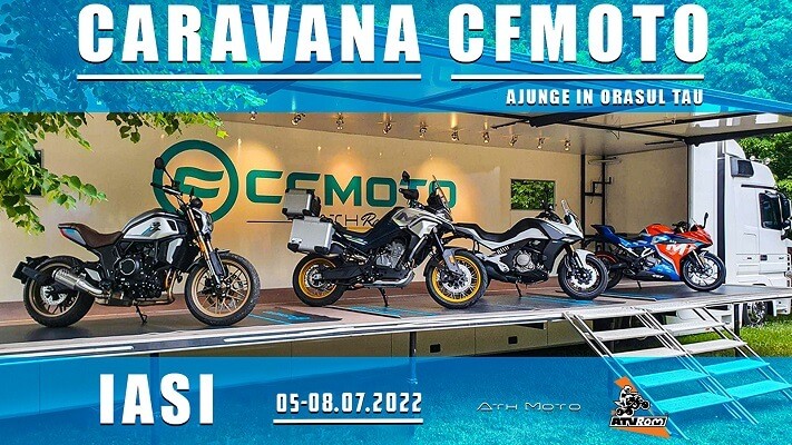 CARAVANA CFMOTO ajunge la Iasi