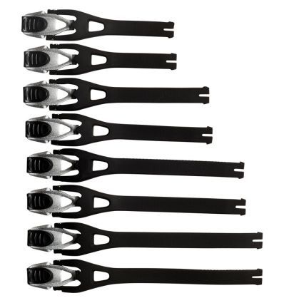 FOX COMP5/5Y/3Y BUCKL/STRAP KIT8PC [BLK]