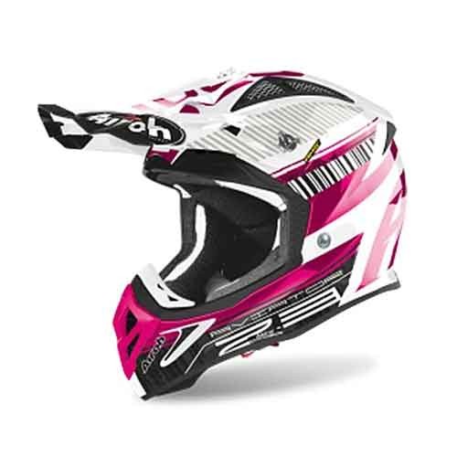 Casti AIROH AVIATOR 2.3 NOVAK CHROME PINK