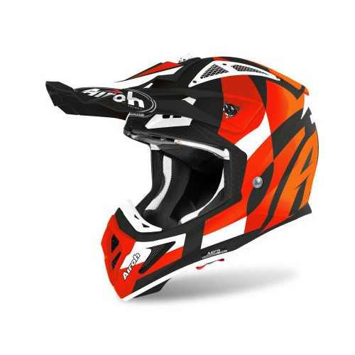 Casti AIROH AVIATOR ACE TRICK ORANGE GLOSS