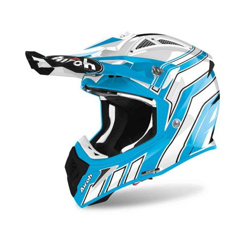 Casti AIROH AVIATOR ACE ART AZURE GLOSS