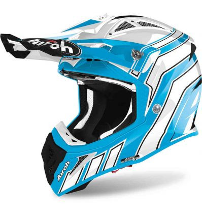 AIROH AVIATOR ACE ART AZURE GLOSS