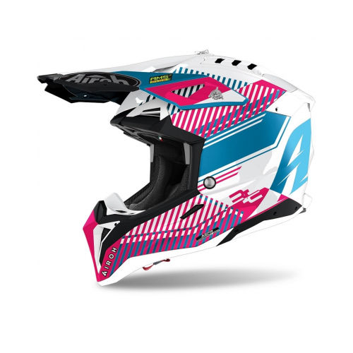 Casti AIROH AIROH AVIATOR 3  WAVE PINK GLOSS CHROME 2021