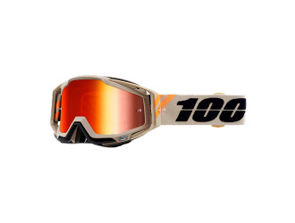 100% OCHELARI 100% RACECRAFT Goggle Poliet - Mirror Red Lens