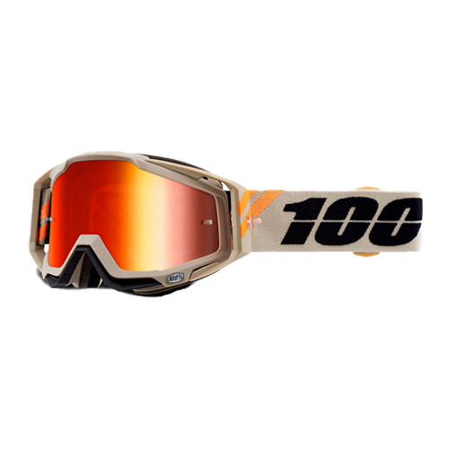 100% OCHELARI 100% RACECRAFT Goggle Poliet - Mirror Red Lens