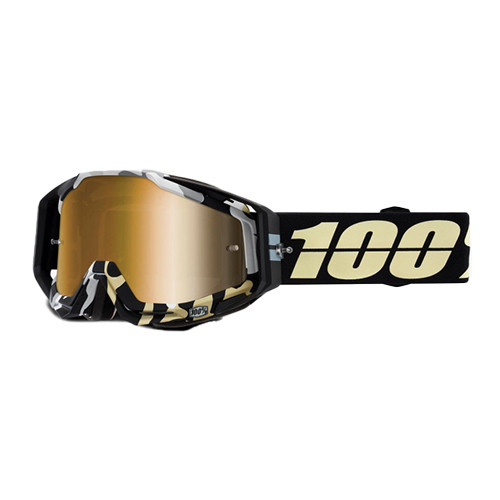 Ochelari 100% OCHELARI 100% RACECRAFT Goggle Ergoflash - Mirror True Gold Lens