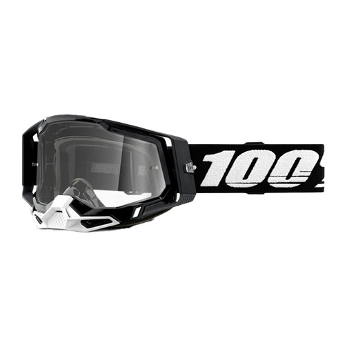 Ochelari 100% OCHELARI 100% RACECRAFT 2 GOGGLE BLACK CLEAR LENS