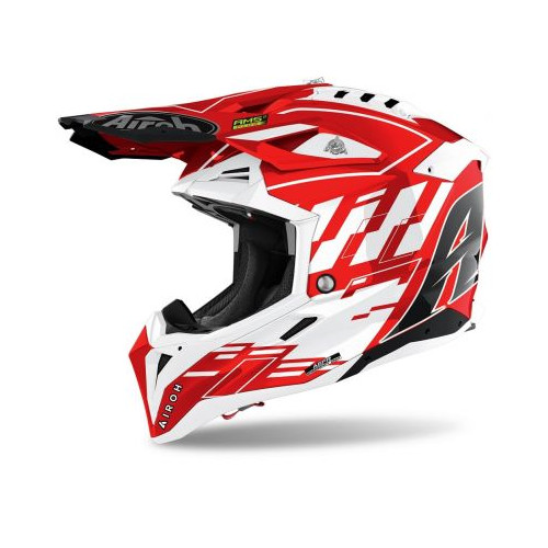 Casti AIROH AIROH AVIATOR 3 RAMPAGE RED GLOSS