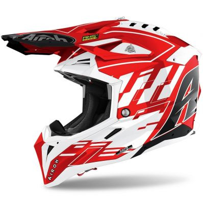 AIROH AIROH AVIATOR 3 RAMPAGE RED GLOSS