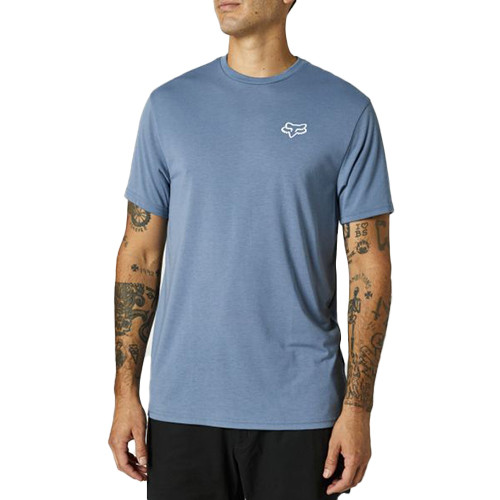 Tricouri FOX BURNT SS TECH TEE [MT BLU]