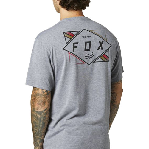 FOX BURNT SS TECH TEE [HTR GRAPH]