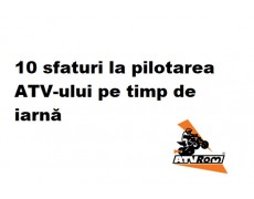 10 sfaturi practice la pilotarea ATV-ului pe timp de iarna