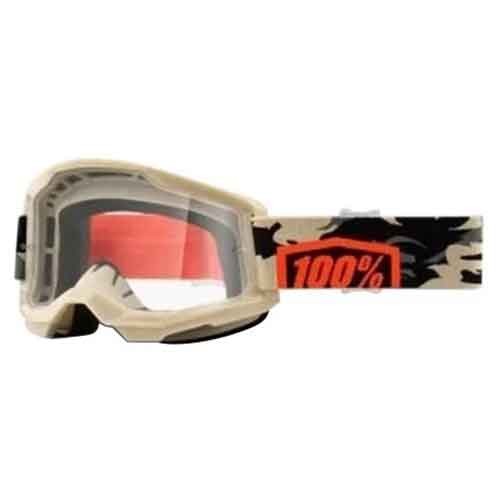 100% STRATA 2 Goggle Kombat - Clear Lens