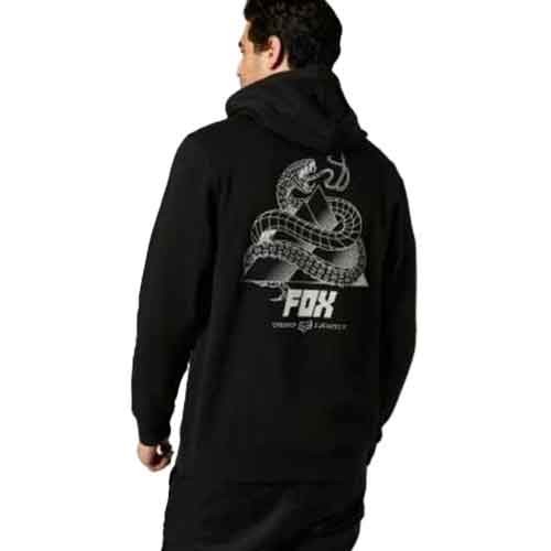 FOX COILED PULLOVER FLEECE [BLK]