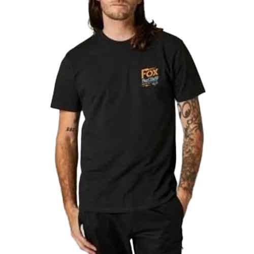 Tricouri FOX PUSHIN DIRT SS PREMIUM TEE [BLK]