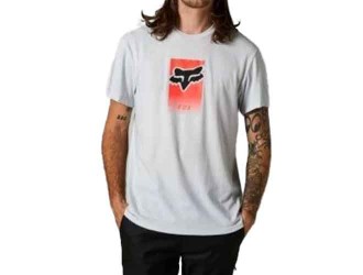 FOX DIER SS TEE [LT HTR GRY]