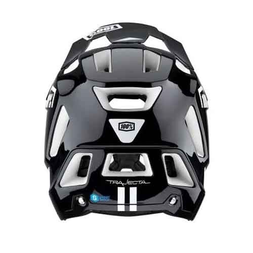 100% Trajecta Helmet W Fidlock Black/White