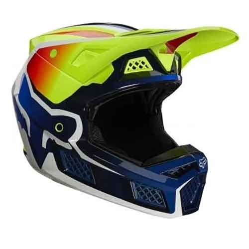 FOX V3 RS WIRED HELMET [FLO YLW]