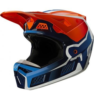 FOX V3 RS WIRED HELMET [FLO ORG]