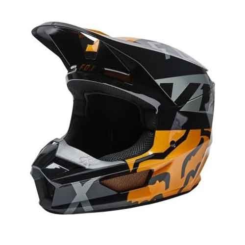 Casti FOX V1 SKEW HELMET, ECE [BLK/GLD]