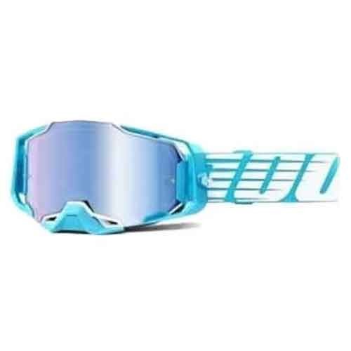 100% ARMEGA Goggle Oversized Sky Mirror Blue Lens