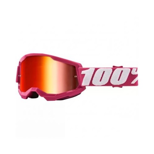 Ochelari 100% STRATA 2 Goggle Fletcher Mirror Red Lens