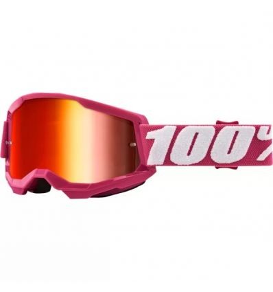 100% STRATA 2 Goggle Fletcher Mirror Red Lens