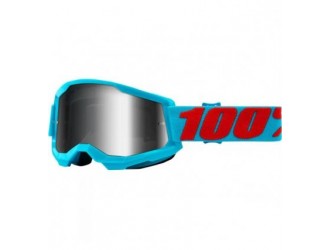 100% STRATA 2 Goggle Summit Mirror Silver Lens