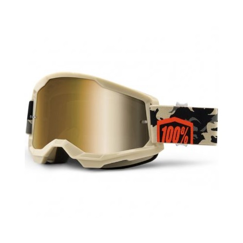 Ochelari 100% STRATA 2 Goggle Kombat True Gold Lens