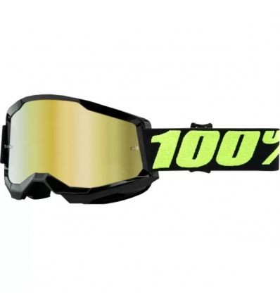 100% STRATA 2 Goggle Upsol Mirror Gold Lens