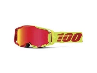 100% ARMEGA Goggle Solaris HiPER Red Mirror Lens