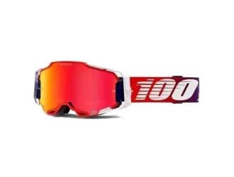 100% ARMEGA Goggle Factory HiPER Red Lens