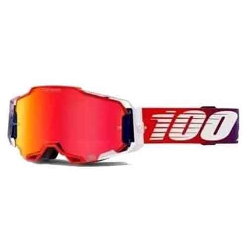 100% ARMEGA Goggle Factory HiPER Red Lens