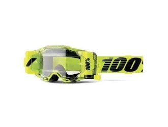 100% ARMEGA Forecast Goggle Nuclear Citrus Clear Lens