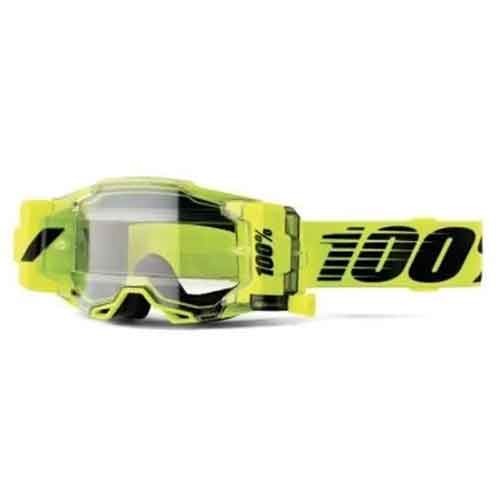 100% ARMEGA Forecast Goggle Nuclear Citrus Clear Lens