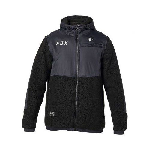 Hanorace FOX DAYTON ZIP FLEECE [BLK]