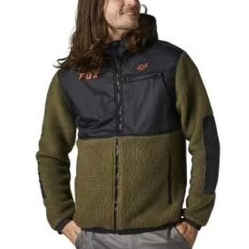 Hanorace FOX DAYTON ZIP FLEECE [FAT GRN]