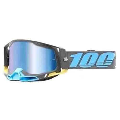 Ochelari 100% OCHELARI 100% RACECRAFT 2 Goggle Trinidad Mirror Blue Lens