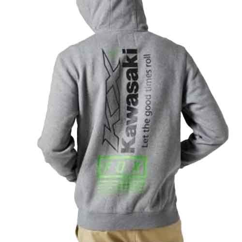 FOX KAWI ZIP FLEECE [HTR GRAPH]