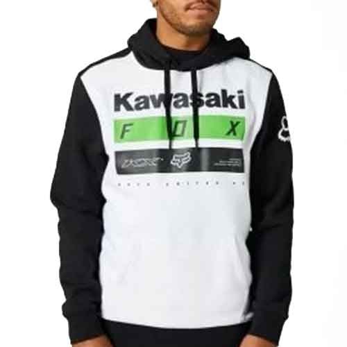 Hanorace FOX KAWI STRIPES PO FLEECE [BLK/WHT]