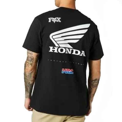 FOX HONDA WING PREMIUM TEE BLK