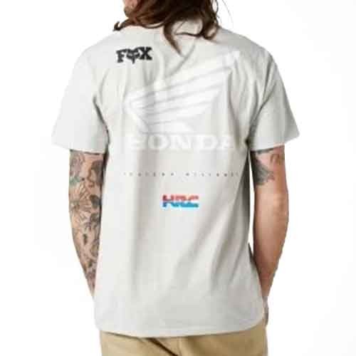 FOX HONDA WING PREMIUM TEE GREY