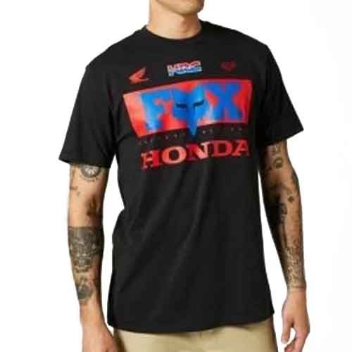 Tricouri FOX HONDA PREMIUM TEE BLK