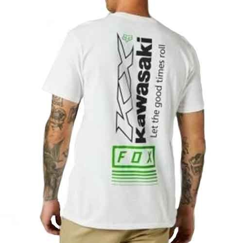 FOX KAWASAKI PREMIUM TEE WHT