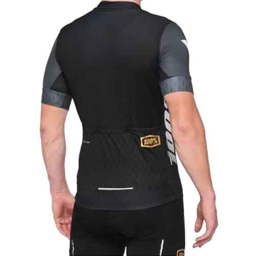 100% EXCEEDA Jersey Black/Charcoal Lycra Kits