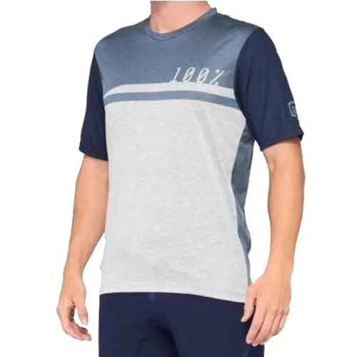 100% AIRMATIC Jersey Steel Blue/Grey