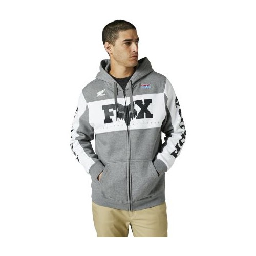 Hanorace FOX HONDA ZIP FLEECE [HTR GRAPH]